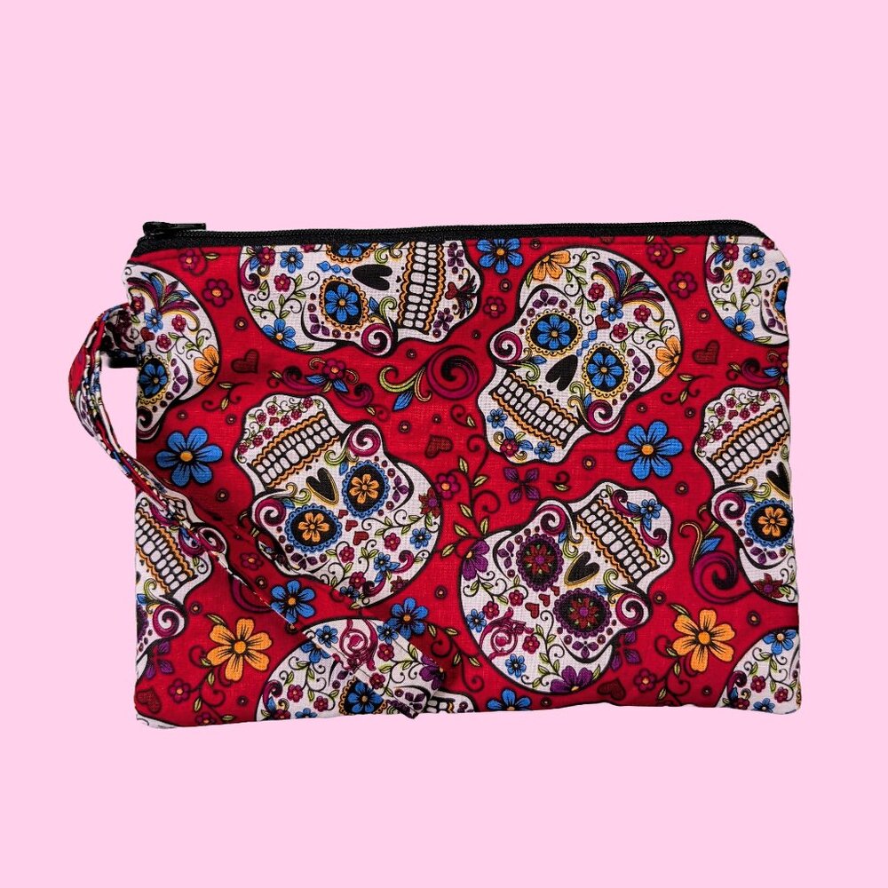 Day of the Dead Bag/Cosmetic Case
